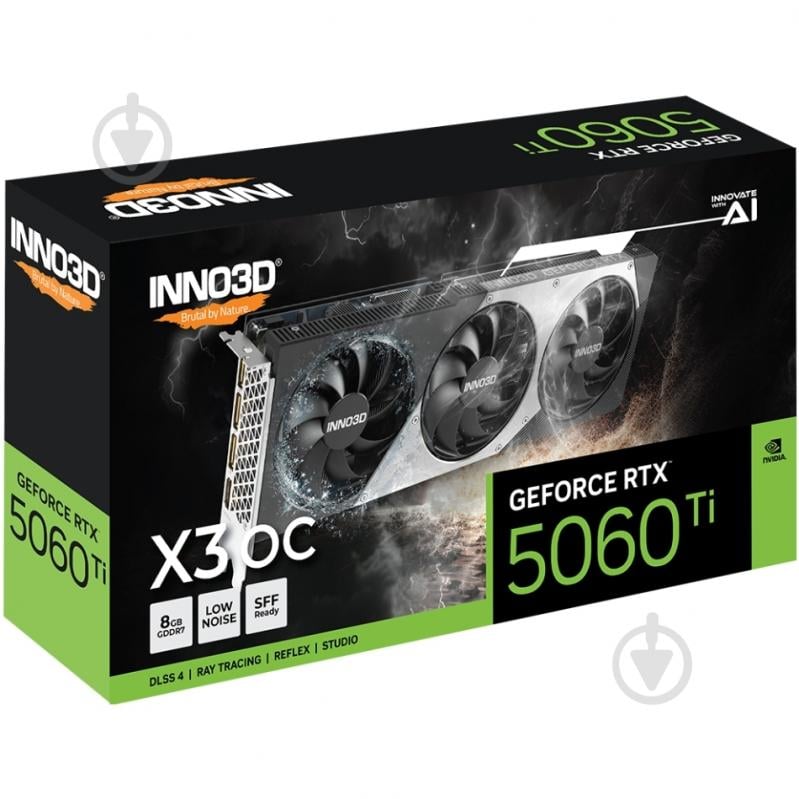 Відеокарта Inno3D GeForce RTX 5060 Ti 8GB GDDR7 128bit (N506T3-08D7X-193075L) - фото 2