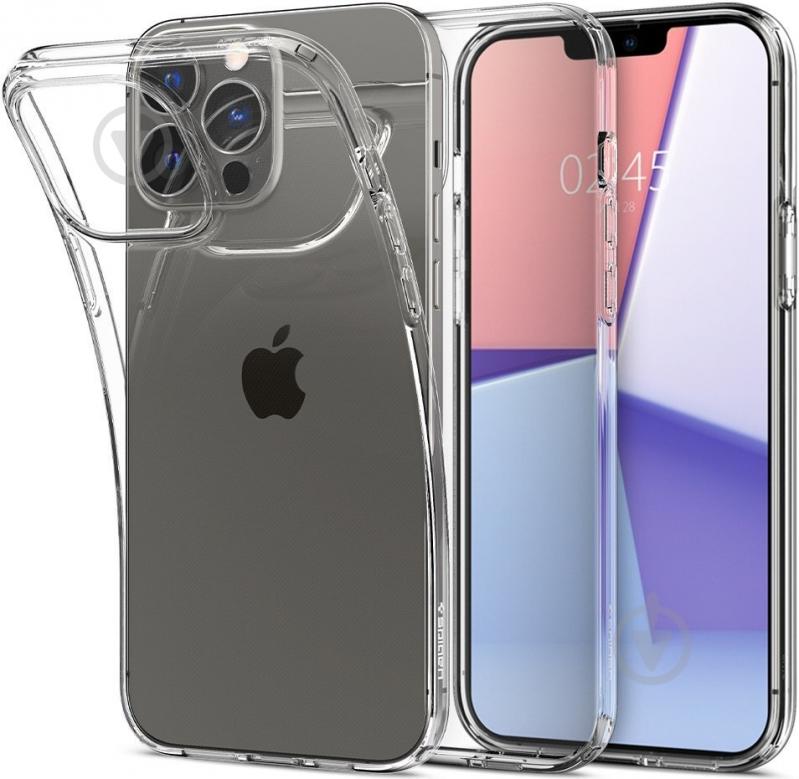 Чехол Spigen Liquid Crystal для Apple iPhone 13 Pro (ACS03254) crystal clear - фото 3