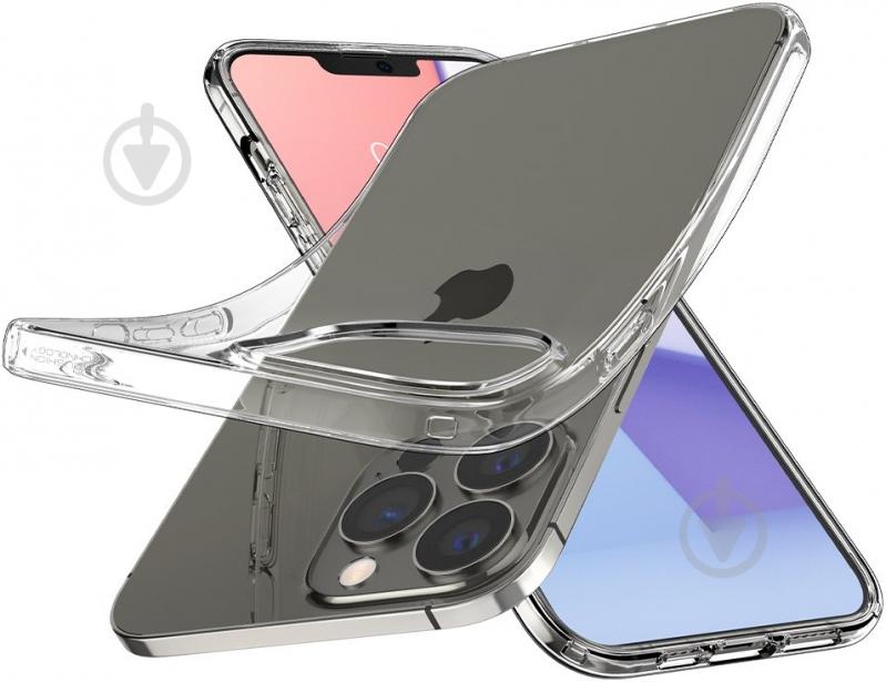 Чехол Spigen Liquid Crystal для Apple iPhone 13 Pro (ACS03254) crystal clear - фото 6