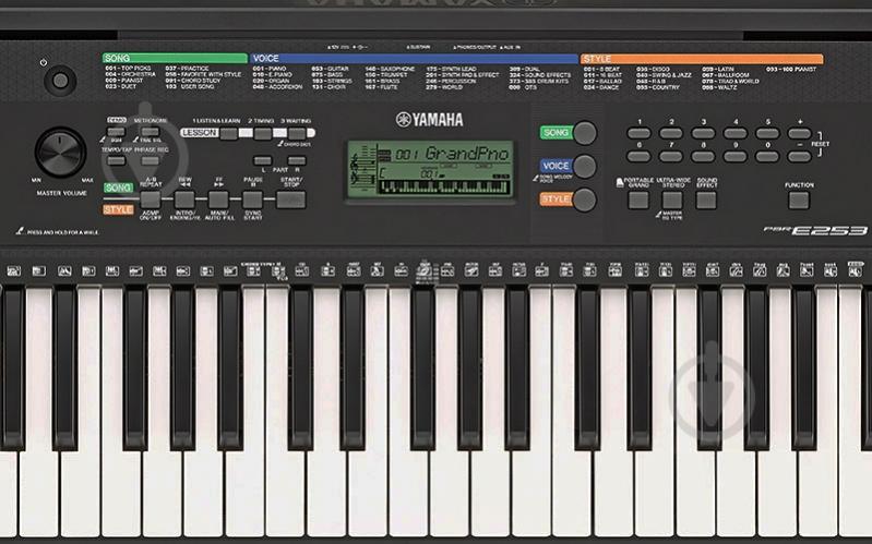 Синтезатор Yamaha PSR-E253 - фото 4
