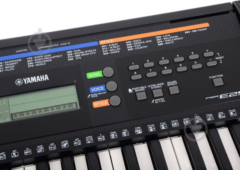 Синтезатор Yamaha PSR-E253 - фото 5