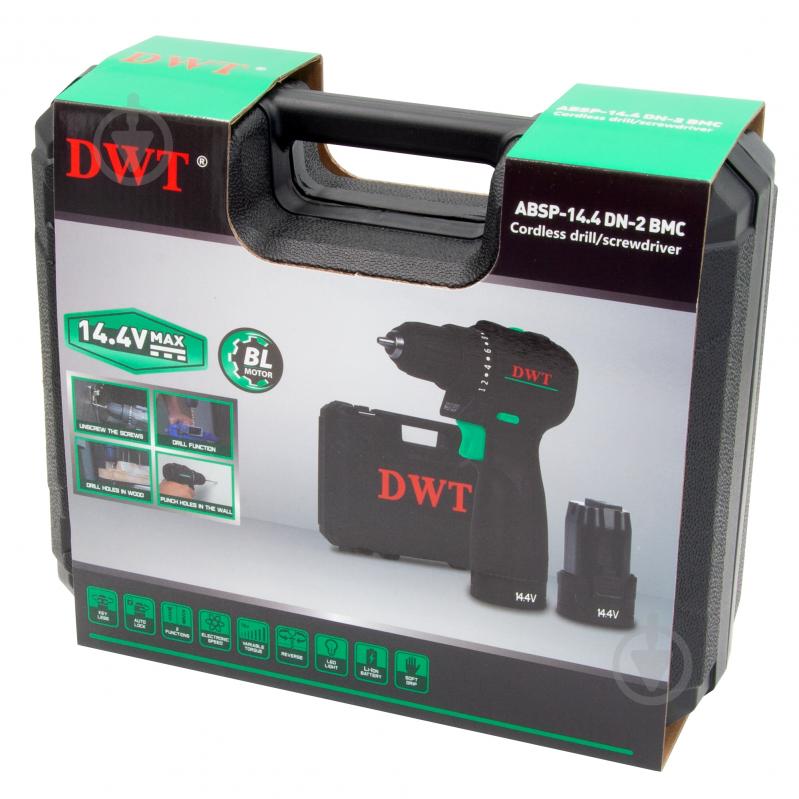 Шуруповерт акумуляторний DWT ABSP-14.4 DN-2 BMC - фото 11