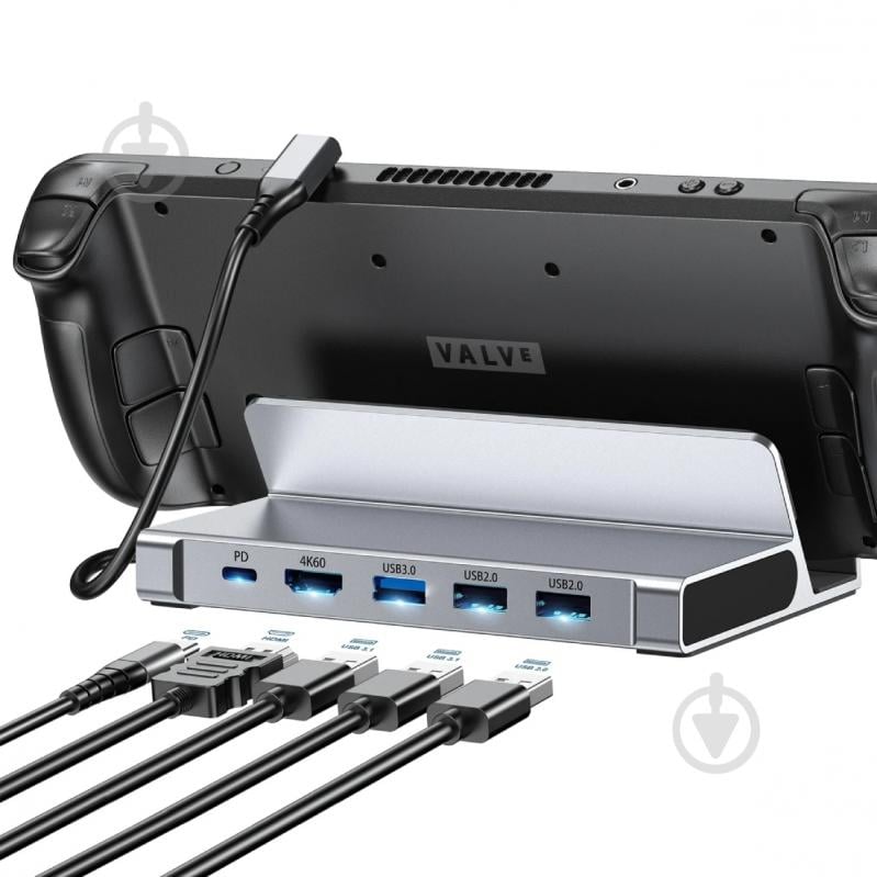 Док-станция Choetech silver (HUB-M77-GY) - фото 5 Док-станция Choetech silver (HUB-M77-GY) - фото 5