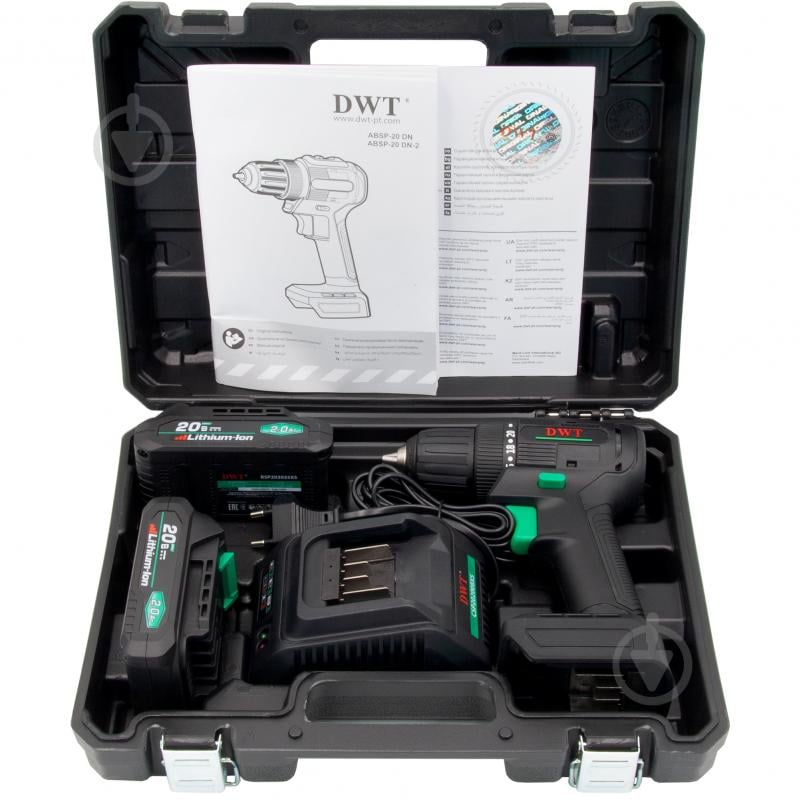 Шуруповерт акумуляторний DWT ABSP-20 DN-2 BMC - фото 7 Шуруповерт акумуляторний DWT ABSP-20 DN-2 BMC - фото 7