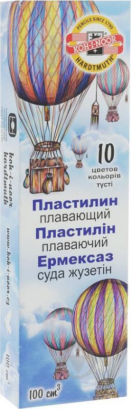 Пластилін плаваючий 10 кольорів 131717 Koh-i-Noor - фото 1