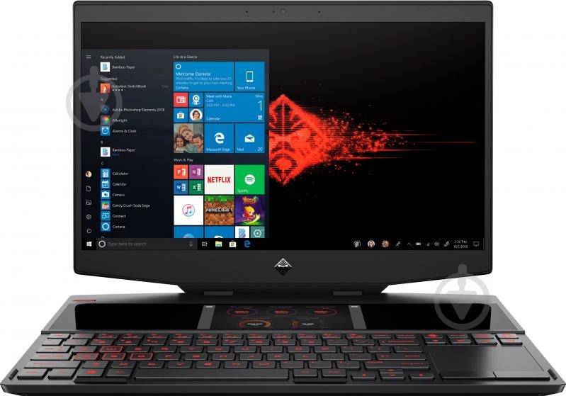 Ноутбук HP Omen X 2S 15-dg0004ur 15,6" (8PU58EA) black - фото 1