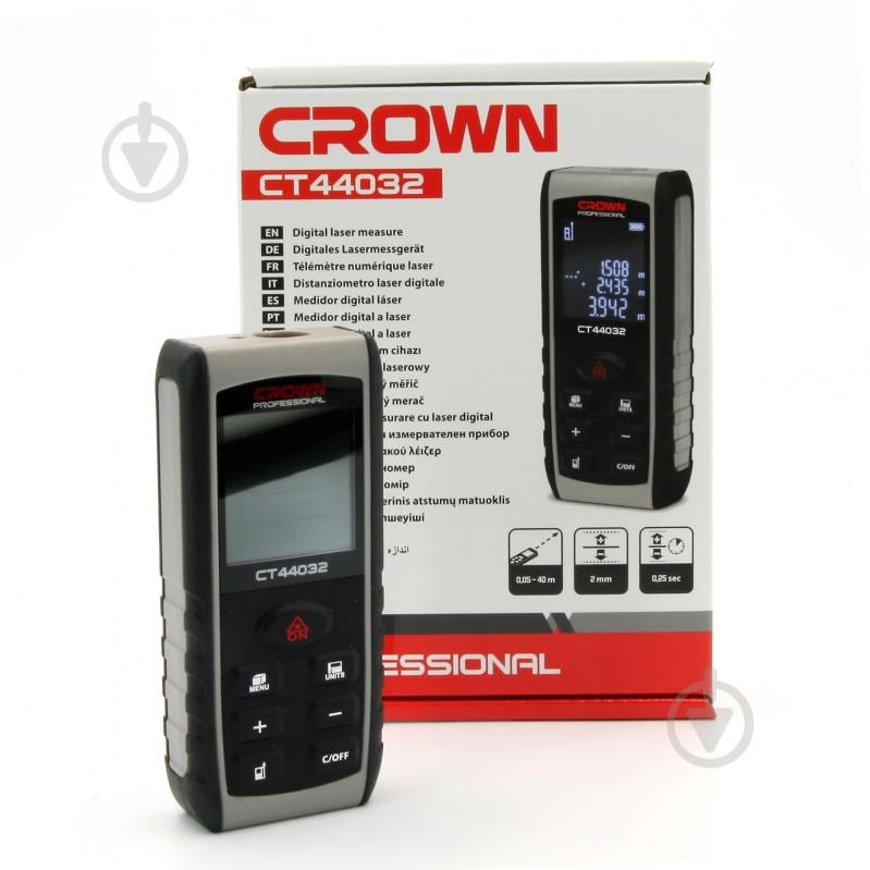 Рулетка лазерная Crown CT44032 CT44032 - фото 6