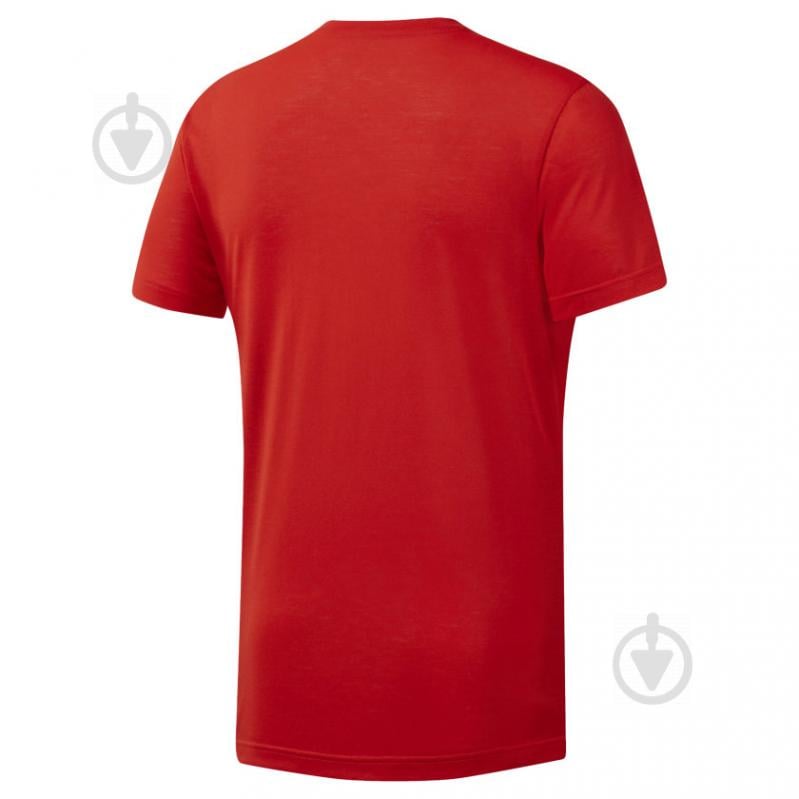 Футболка Reebok RC FEF TEE- SPEEDWICK DT2773 S красный - фото 2