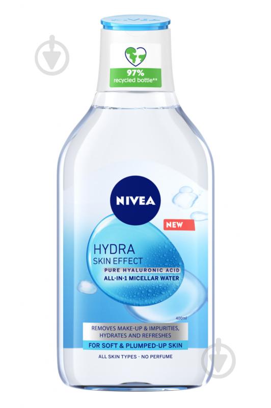 Міцелярна вода Nivea Make up Еxpert гіалуронова 400 мл - фото 1