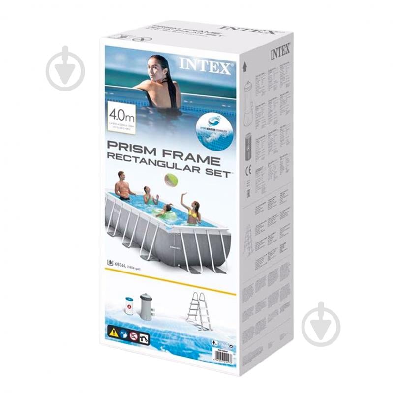 Бассейн каркасный Intex с лестницей 6836 л - фото 6 Бассейн каркасный Intex с лестницей 6836 л - фото 6