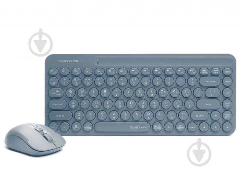 Комплект клавіатура та миша A4Tech (FG3200 Air2 (Blue)) 2.4 ГГц blue - фото 1 Комплект клавіатура та миша A4Tech (FG3200 Air2 (Blue)) 2.4 ГГц blue - фото 1