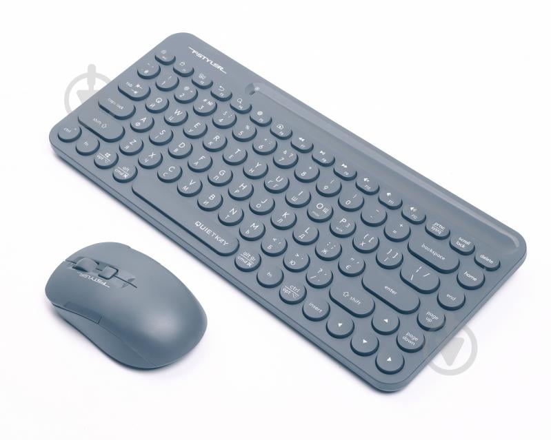 Комплект клавіатура та миша A4Tech (FG3200 Air2 (Blue)) 2.4 ГГц blue - фото 2 Комплект клавіатура та миша A4Tech (FG3200 Air2 (Blue)) 2.4 ГГц blue - фото 2