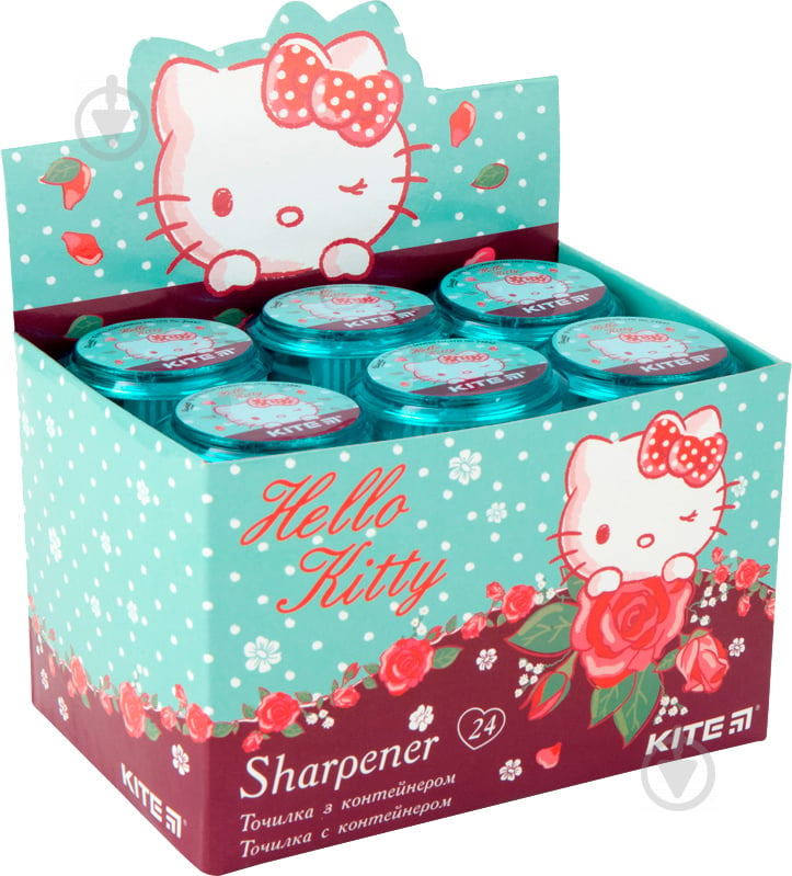 Точилка с контейнером круглая Hello Kitty HK20-117 KITE - фото 2