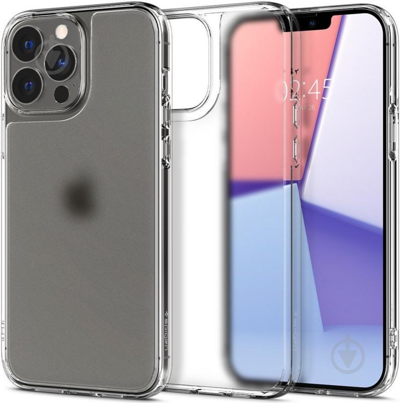 Чехол Spigen Quartz Hybrid Matte Clear для Apple iPhone 13 Pro Max (ACS03215) - фото 4