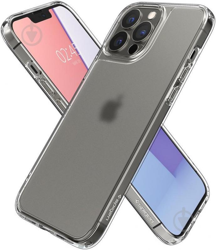 Чехол Spigen Quartz Hybrid Matte Clear для Apple iPhone 13 Pro Max (ACS03215) - фото 6