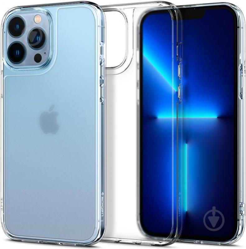 Чехол Spigen Quartz Hybrid Matte Clear для Apple iPhone 13 Pro Max (ACS03215) - фото 5
