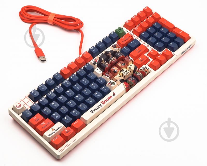 Клавиатура игровая BLOODY (AT98 (Proxy Boom)) Alpha Optical Switch red/blue - фото 2