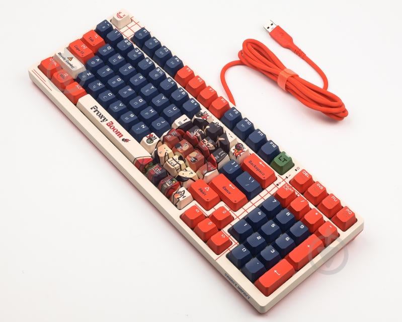 Клавиатура игровая BLOODY (AT98 (Proxy Boom)) Alpha Optical Switch red/blue - фото 3