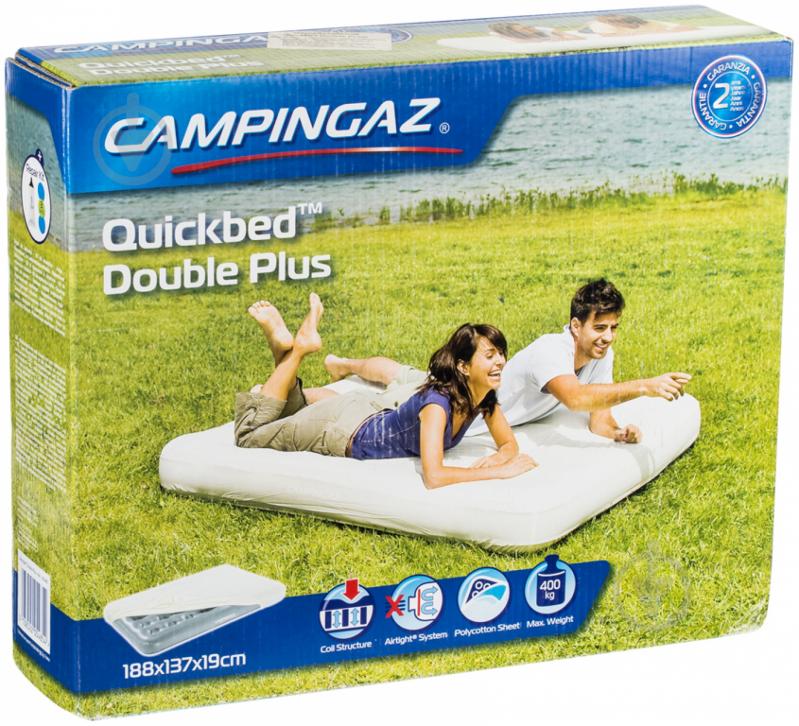 Матрац Campingaz QUICKBED DOUBLE PLUS 188х137 см сірий - фото 3