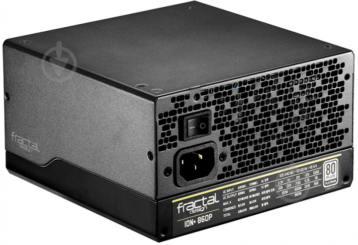 Блок живлення Fractal Design Ion+Platinum 860W FD-PSU-IONP-860P-BK-EU - фото 12