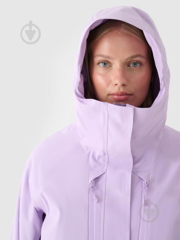 Куртка женская зимняя 4F TECHNICAL JACKET F593 4FWAW24TTJAF593-52S р.2XL фиолетовая - фото 11