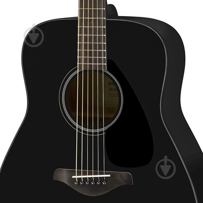 Гитара Yamaha FG800 BLACK - фото 4
