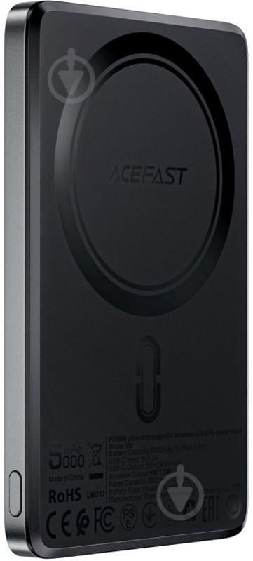 Повербанк Acefast M8 5000 mAh black (6974316283386) - фото 1 Повербанк Acefast M8 5000 mAh black (6974316283386) - фото 1