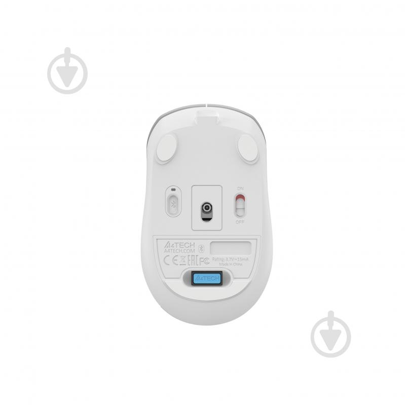 Мышка беспроводная A4Tech silver (FB26CS Air2 (Icy White)) - фото 10