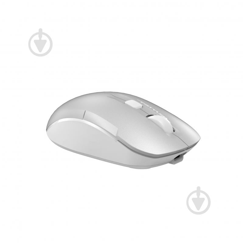 Мышка беспроводная A4Tech silver (FB26CS Air2 (Icy White)) - фото 3