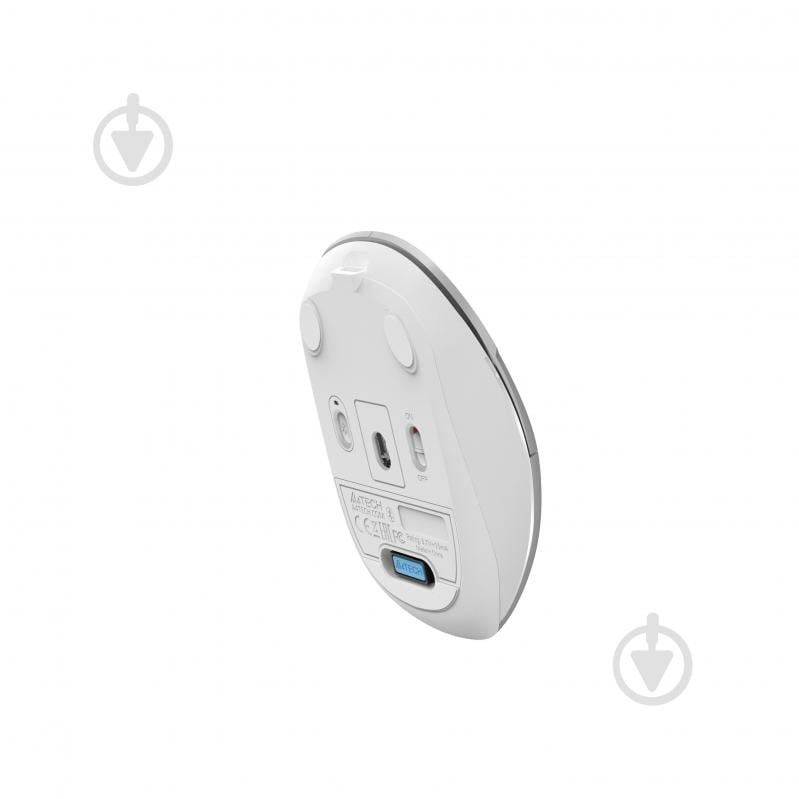 Мышка беспроводная A4Tech silver (FB26CS Air2 (Icy White)) - фото 9