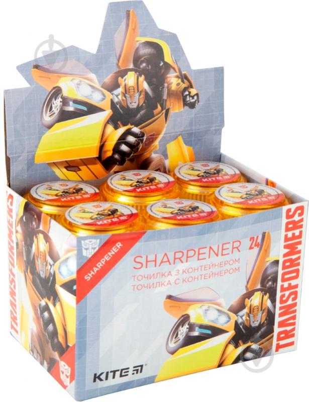 Точилка с контейнером круглая Transformers TF20-117 KITE - фото 2