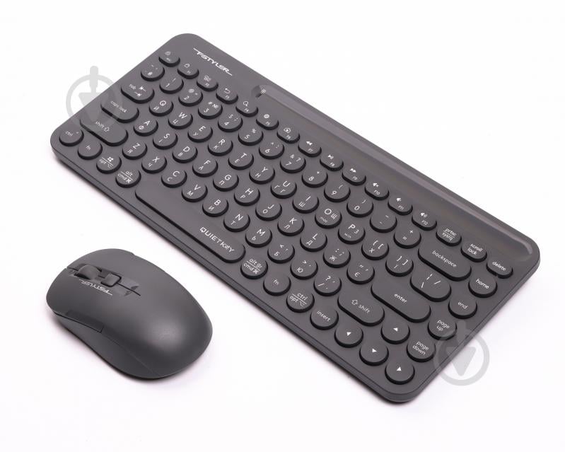 Комплект клавіатура та миша A4Tech (FG3200 Air2 (Grey)) grey - фото 3
