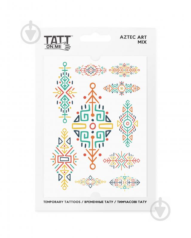 Тату тимчасове TATTon.me Aztec Art mix - фото 1