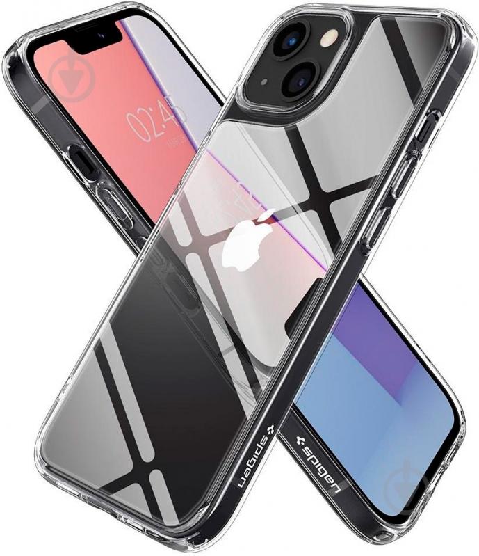 Чохол Spigen Quartz Hybrid для Apple iPhone 13 (ACS03532) crystal clear - фото 8 Чохол Spigen Quartz Hybrid для Apple iPhone 13 (ACS03532) crystal clear - фото 8