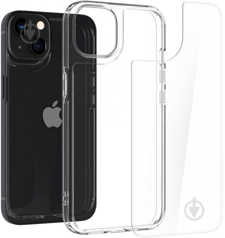 Чохол Spigen Quartz Hybrid для Apple iPhone 13 (ACS03532) crystal clear - фото 5 Чохол Spigen Quartz Hybrid для Apple iPhone 13 (ACS03532) crystal clear - фото 5