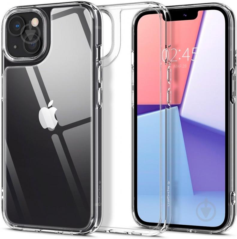 Чохол Spigen Quartz Hybrid для Apple iPhone 13 (ACS03532) crystal clear - фото 2 Чохол Spigen Quartz Hybrid для Apple iPhone 13 (ACS03532) crystal clear - фото 2
