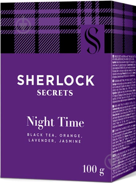 Чай чорний Sherlock Secrets Night time 100 г - фото 1