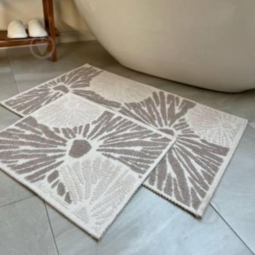 Набор ковриков Bluenity из хлопка Angers 100х60 см, 50х60 см, Bluenity - фото 1 Набор ковриков Bluenity из хлопка Angers 100х60 см, 50х60 см, Bluenity - фото 1