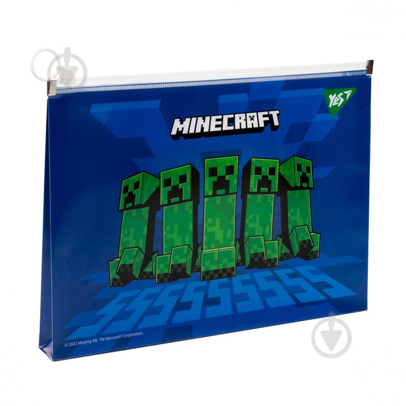 Папка-конверт B5 на молнии Minecraft YES - фото 1