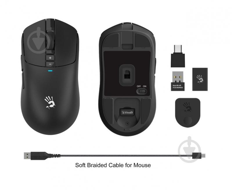 Игровая мышь BLOODY black (R72 Ultra (Black)) - фото 9