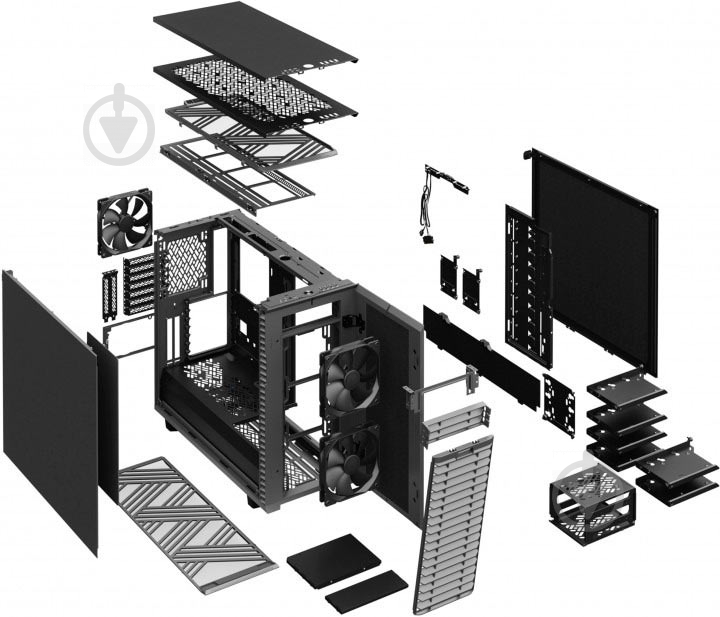 Корпус Fractal Design Define 7 Gray Solid - фото 19
