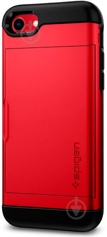 Чохол Spigen Slim Armor CS для Apple iPhone SE / Apple iPhone 7 / Apple iPhone 8 (042CS21725) red - фото 5