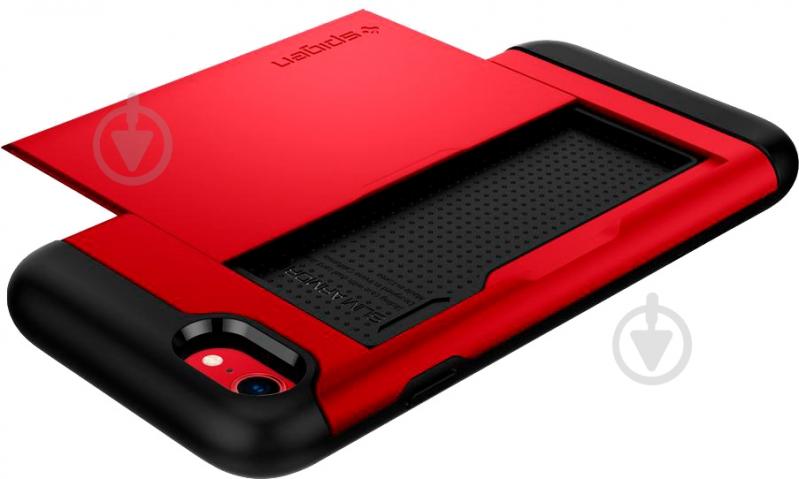 Чохол Spigen Slim Armor CS для Apple iPhone SE / Apple iPhone 7 / Apple iPhone 8 (042CS21725) red - фото 4