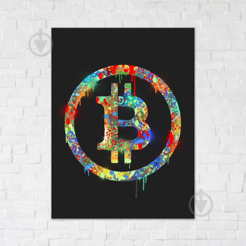 Постер BTC Black 50x65 см Brushme - фото 1