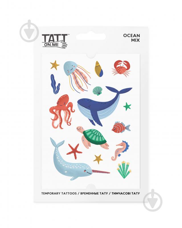 Тату временное TATTon.me Ocean mix - фото 1 Тату временное TATTon.me Ocean mix - фото 1