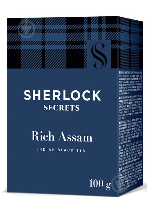 Чай чорний Sherlock Secrets Rich assam 100 г - фото 1