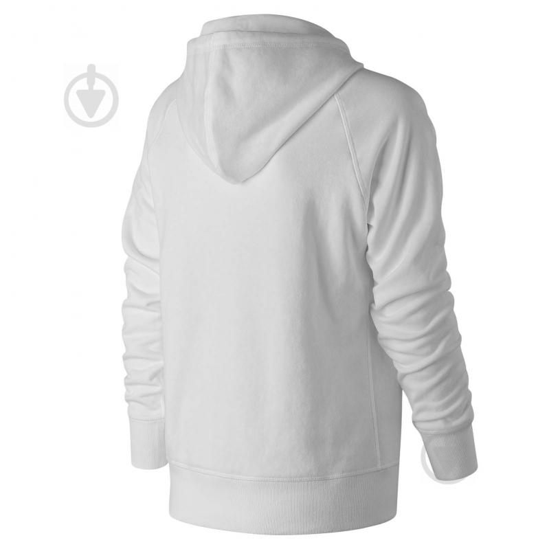 Джемпер New Balance ESSENTIALS HOODIE WT91523WT р. L белый - фото 2