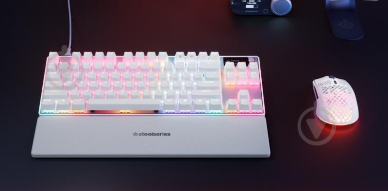 Клавиатура игровая SteelSeries Apex Pro TKL Gen 3 (64898) white - фото 8