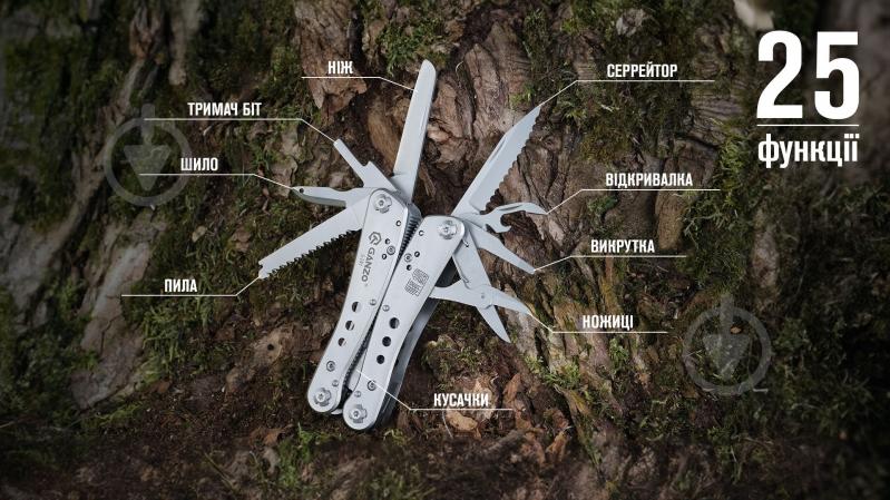 Мультитул Ganzo Multi Tool G201 (22 функции) 000581102 - фото 6 Мультитул Ganzo Multi Tool G201 (22 функции) 000581102 - фото 6