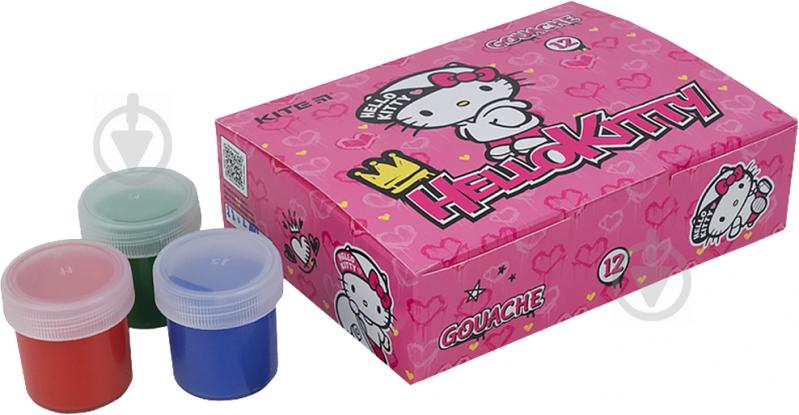 Фарби гуашеві Hello Kitty HK21-063 12 кольорів KITE - фото 2